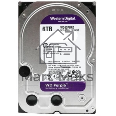 Жесткий диск Western Digital 6Tb SATA III, 5400 rpm, 256Mb, 3.5