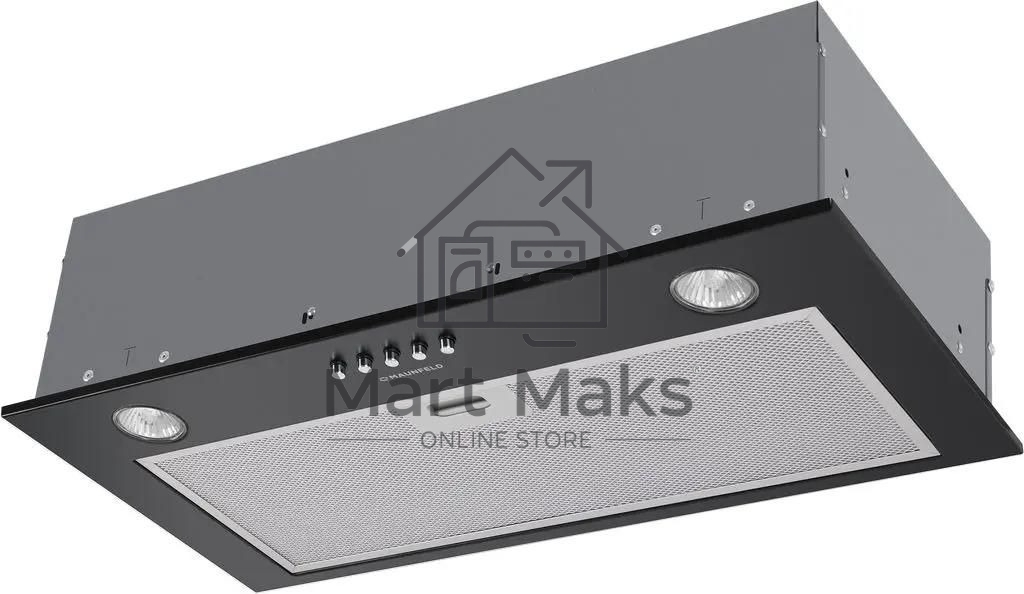 Вытяжка встраиваемая Maunfeld Crosby Power 50 черный, 50 см, 1050 куб. м/ч, 51.8 дБ