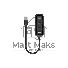 USB-концентратор Vention VAS-J43-B100, USB 2.0, USB 4 порта, USB