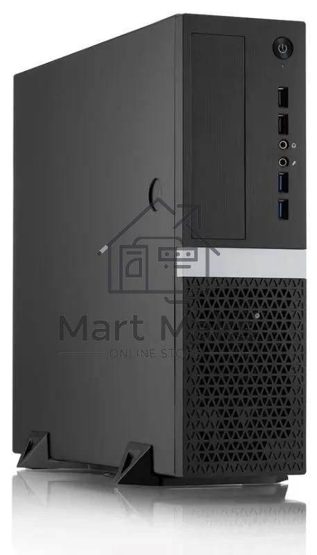 Корпус без блока питания Foxline FL-211 черный mATX Desktop mATX case, w/o PSU, w/2xUSB2.0+2xUSB3.0, NO pwr cord, w/ 8cm FAN