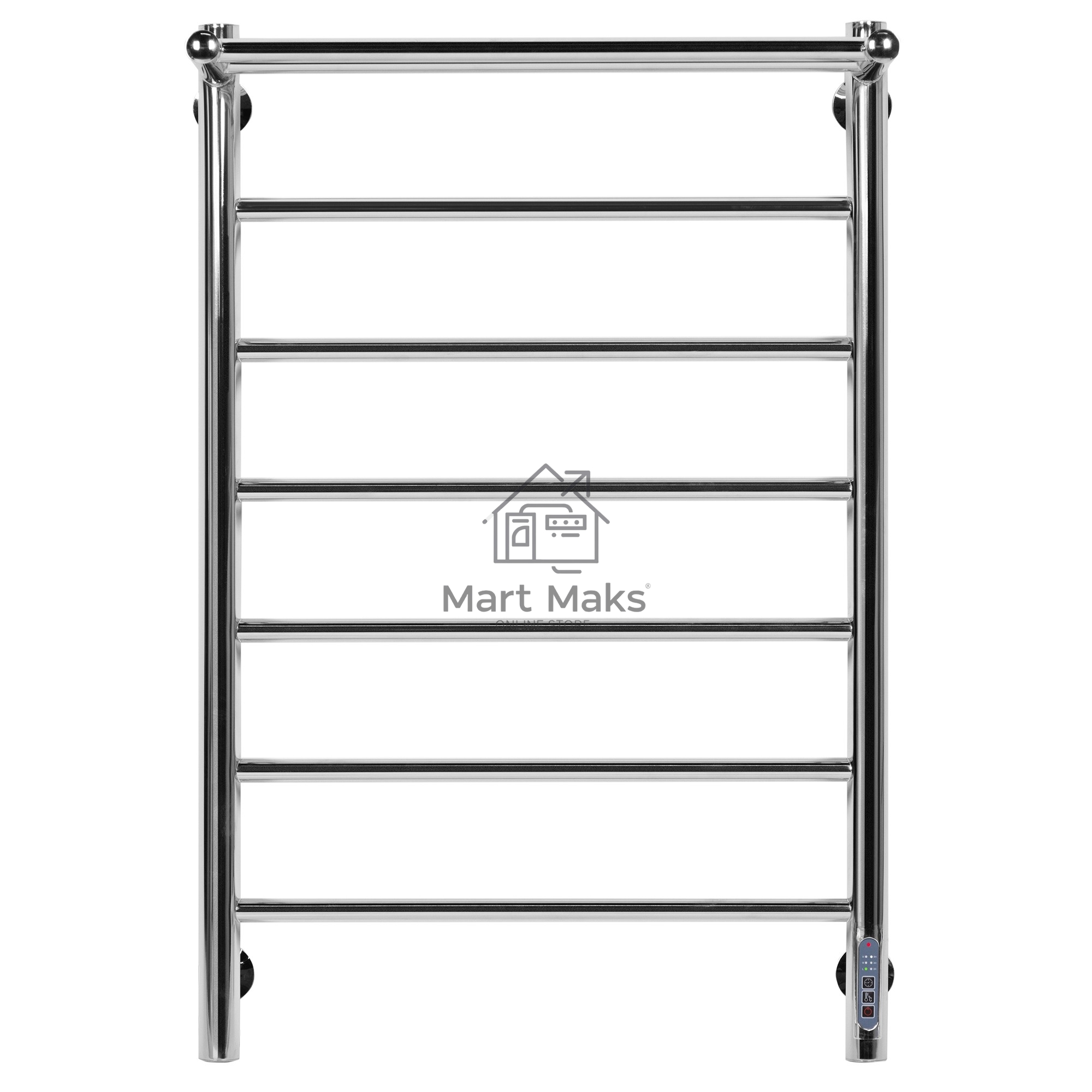 Полотенцесушитель Royal Thermo Aora П7 c полкой 500х800 электро (new встроен. диммер)