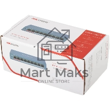 Коммутатор Hikvision DS-3E0109P-E/M(C), 8×100 Мбит/с PoE+ + 1×100 Мбит/с, неуправляемый