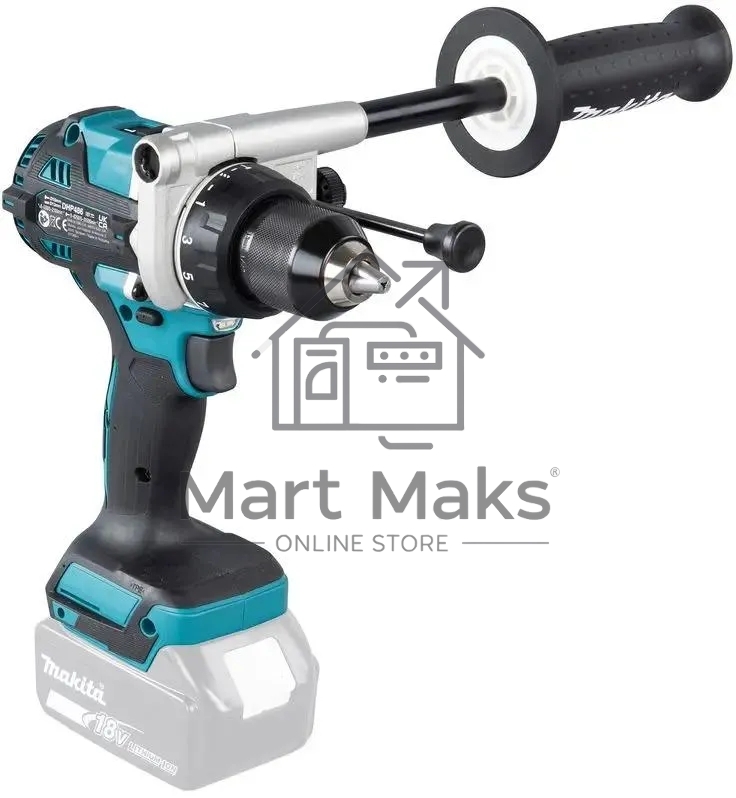 Дрель-шуруповерт аккумуляторная ударная бесщеточная Makita 18В, 13мм, 130Нм (без АКБ и ЗУ)