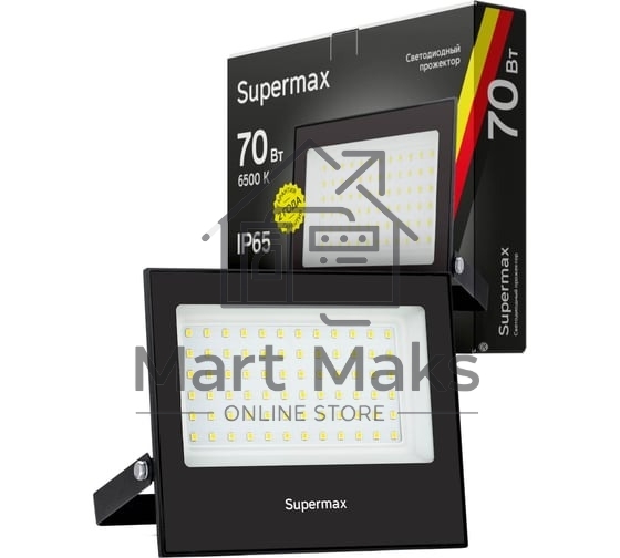 Прожектор светодиодный Supermax SPR 70Вт 6500К 7000лм IP65 КОСМОС S_PR_LED_70
