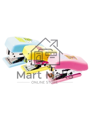 Степлер ручной Deli E0303 Jungle Buddies 24/6 26/6 (12 листов), ассорти, 40 скоб, коробка Степлер ручной Deli E0303 Jungle Buddies 24/6 26/6 (12 листов), ассорти, 40 скоб, коробка