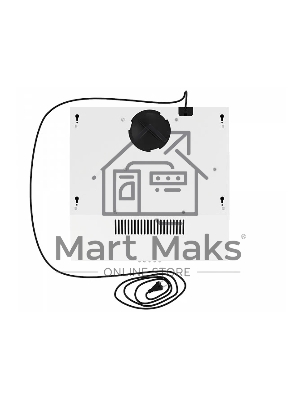 Вытяжка подвесная Elikor ECO WH 50 белая, 49.5 см, 400 куб. м/ч, 55 дБ