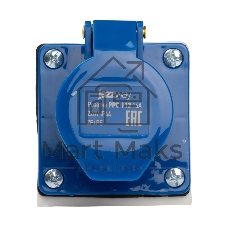 Розетка стационарная для наружной установки PPC 113 2Р+РЕ 16А 220В IP44 Jazzway