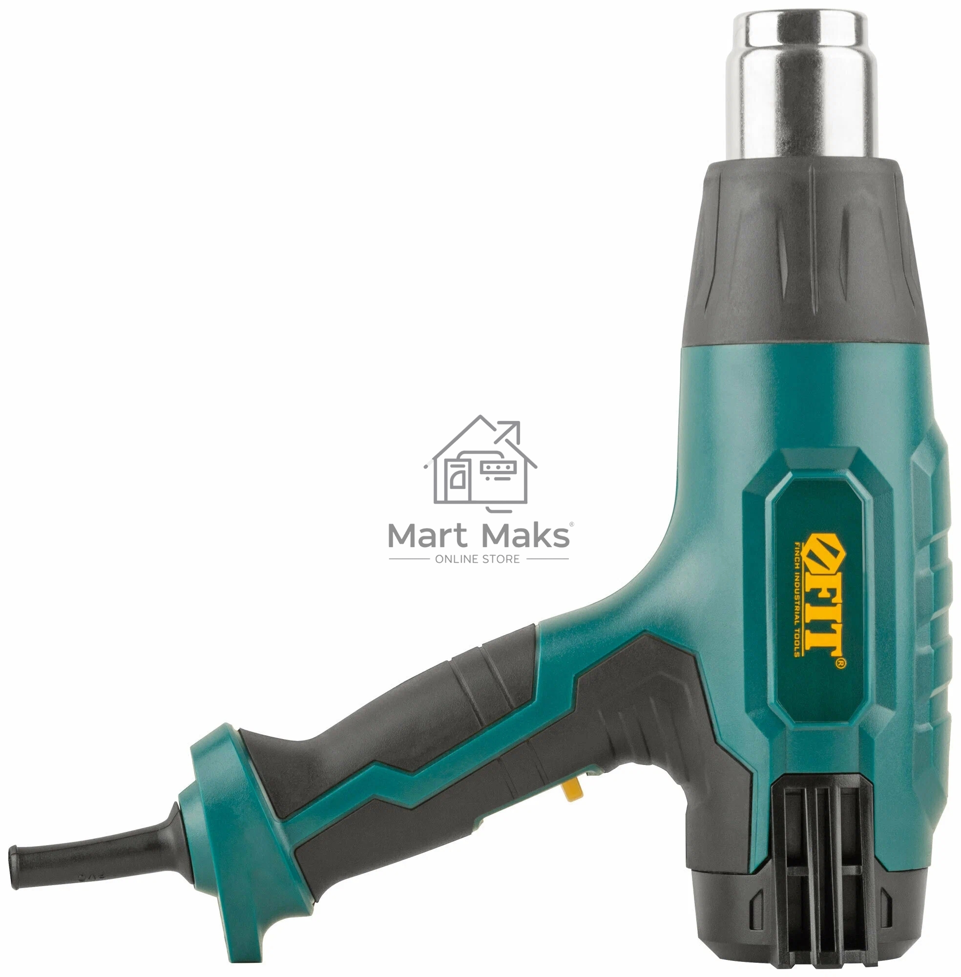 Фен технический FIT 80611 2000 Вт; 60/400/600 °C; 300/500/500 л/мин; рез. накл.; короб.