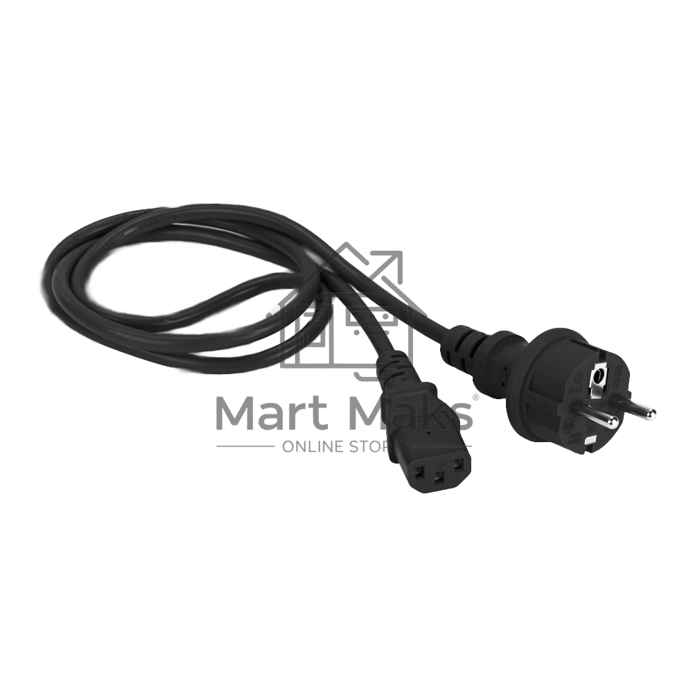 Шнур питания Lanmaster LAN-PP13/SH-10-BK C13-Schuko проводник.:3x0.75мм2 10м 250В 10А черный