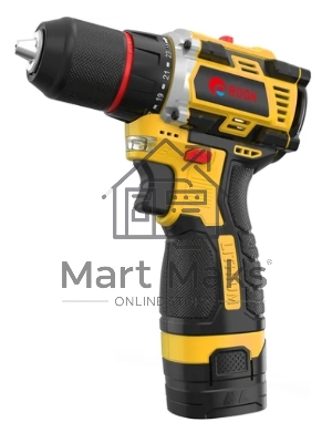 Дрель-шуруповерт Edon AD-16BL, Аккумуляторная, 20В, 2 АКБ, Кейс