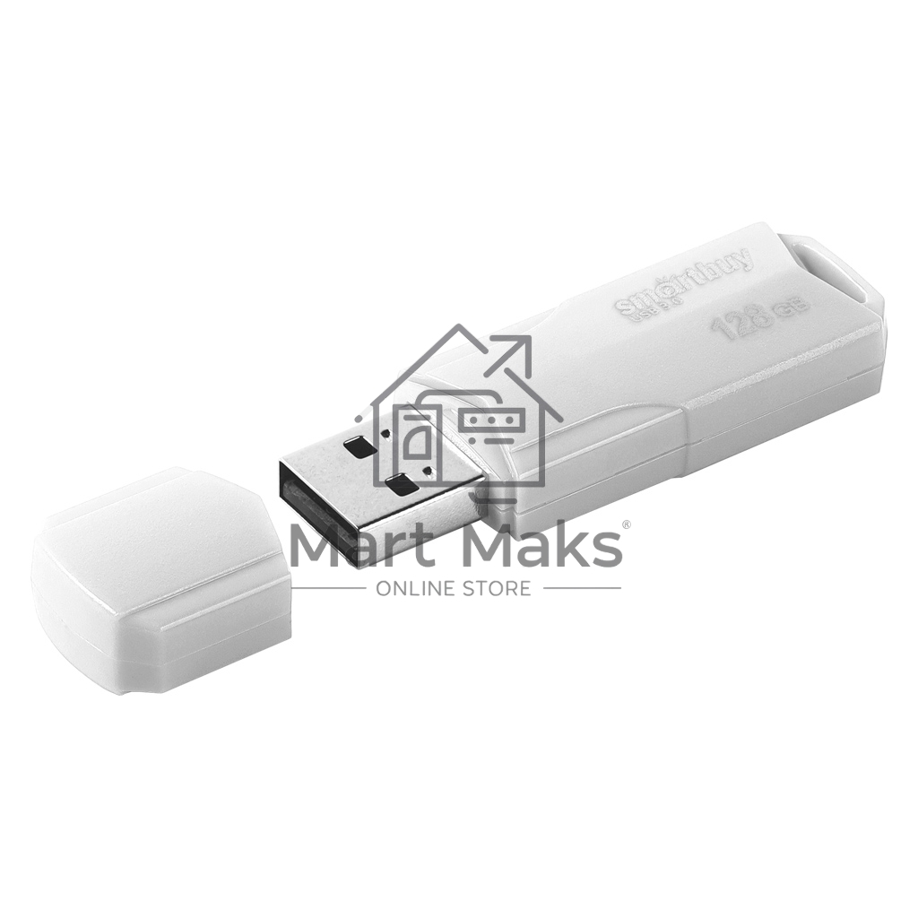Флешка USB 3.1 Smartbuy 128Gb CLUE белый