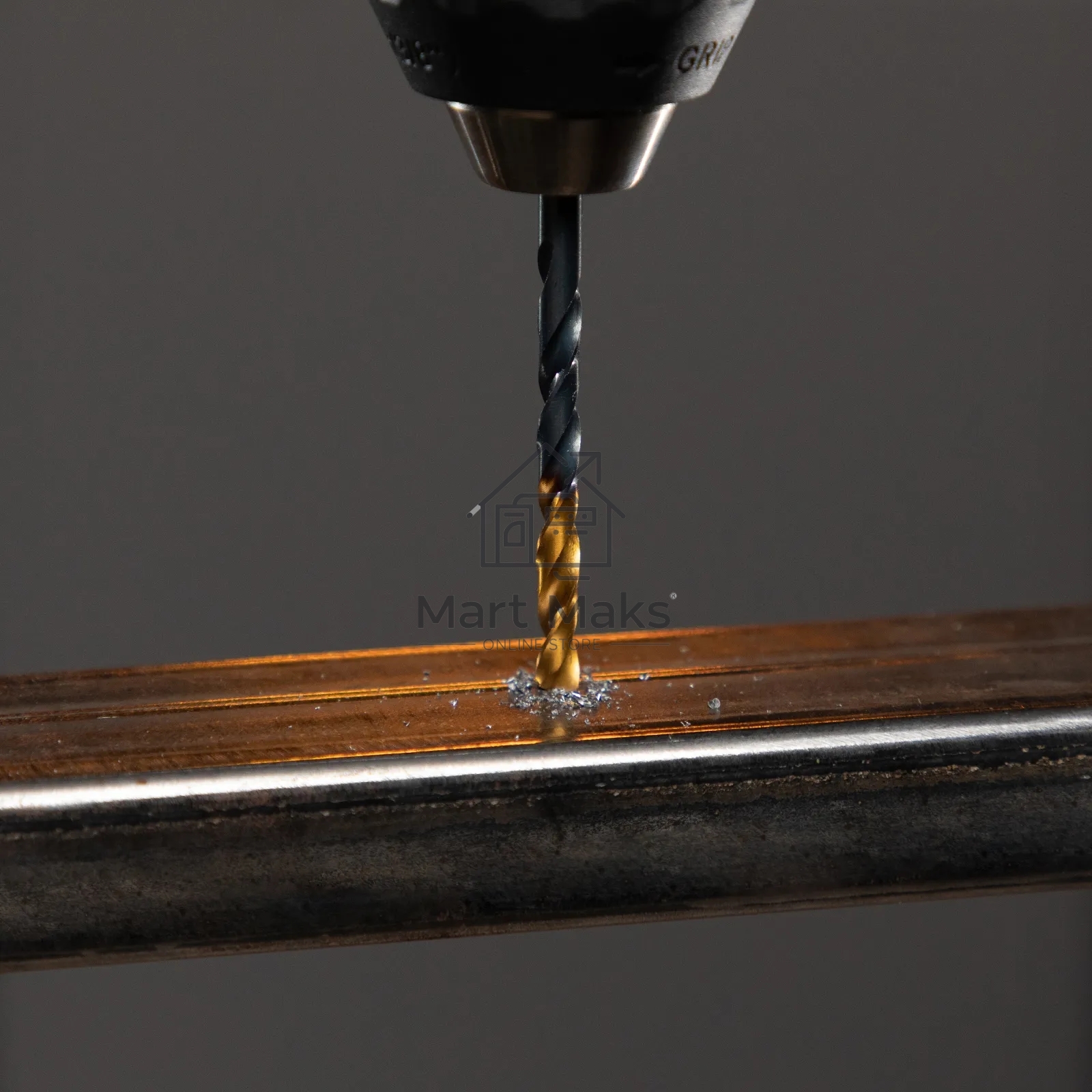 Сверло по металлу Denzel 4,2 мм, HSS-Tin, Golden Tip, 10 шт.