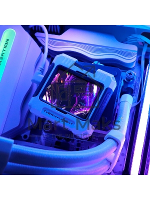 Водяное охлаждение для процессора Thermalright Frozen Warframe 420 ARGB (420мм, LED, White, ARGB/Fans: 3x140мм, 88.7CFM, 29.8dBA, 1750RPM/Pump height 60мм, 23dBA, 3000RPM, Rad thickness 27мм/S: 1851, 1700, 1200, 115X, 2011, 2066, AM5, AM4)