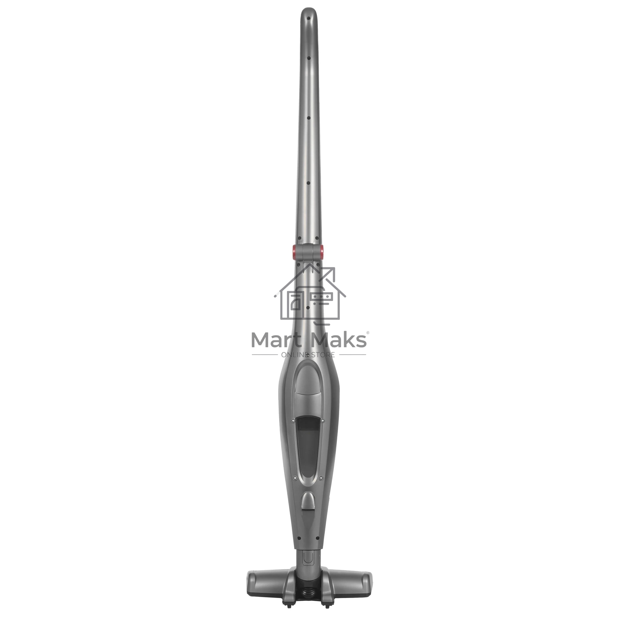 Пылесос вертикальный BQ VCA0401H серый/красный, питание от аккумулятора, 40 Вт, уборка сухая, пылесборник 0.6 л, работа от АКБ max 45 мин