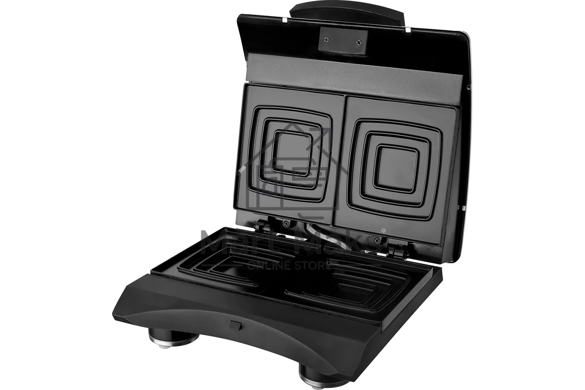 Сэндвичница BRAYER BR2204 750 Вт, серебристый/черный