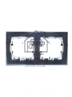 Рамка 2-местная IEK BRITE РУ-2-БрШ-44 IP44 шампань