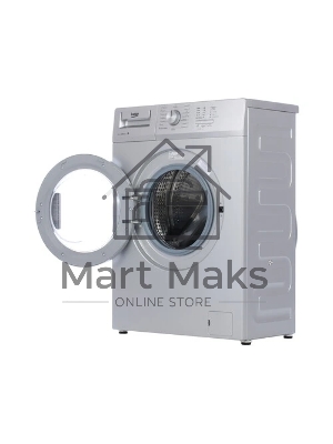 Стиральная машина Beko WRS 55P1 BSS 7320510018 серебристый, загрузка фронтальная 5 кг, 1000 об/мин., класс: А