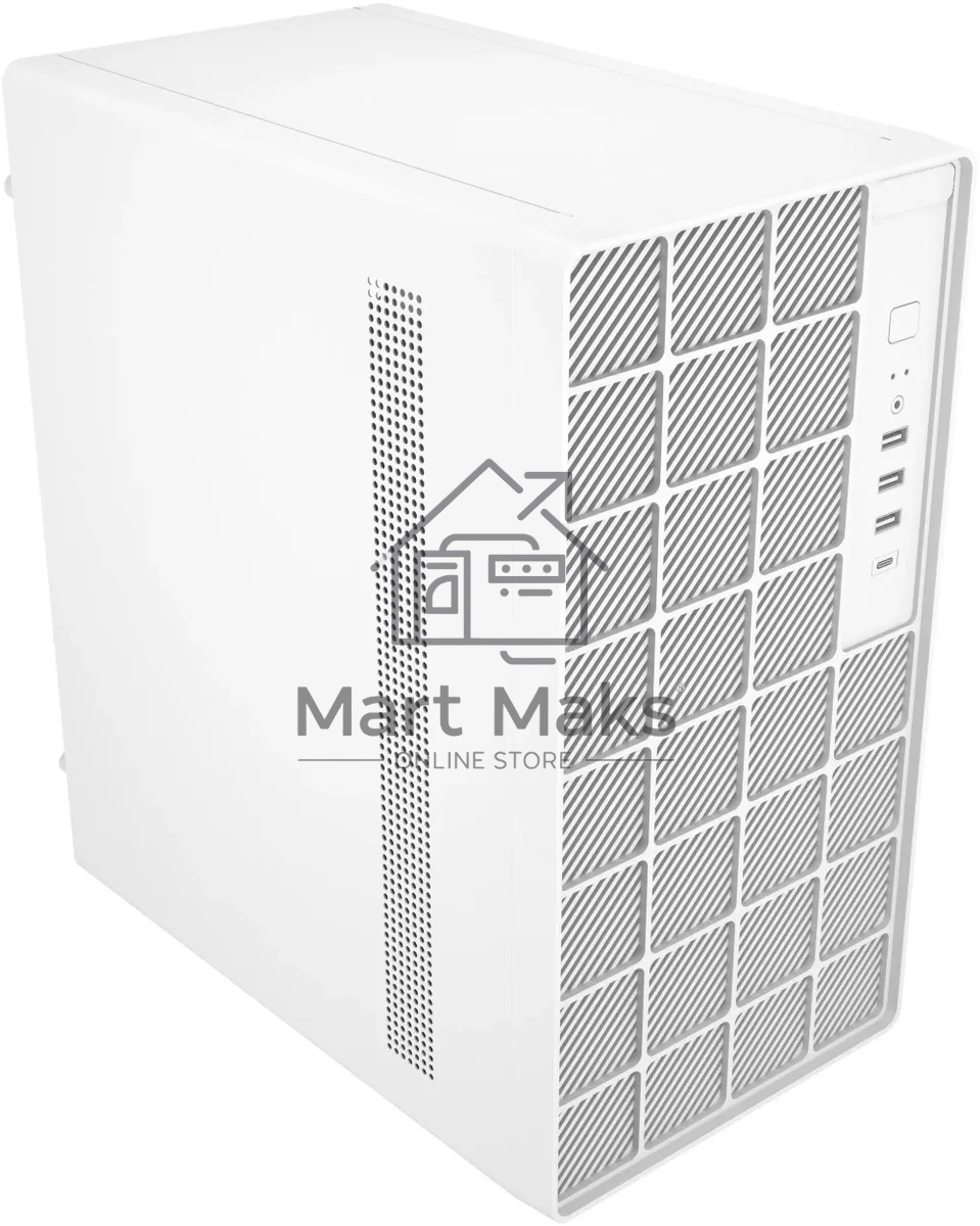 Компьютерный корпус Digma DCC-MN304 белый без БП mATX 2x120mm 2xUSB2.0 1xUSB3.0 audio