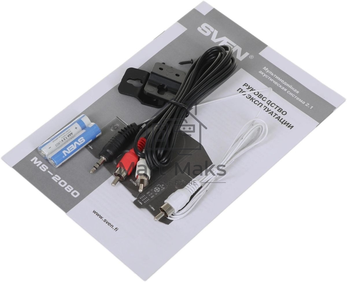 Акустическая система 2.1 SVEN MS-2080/70 Watt/~220V 50Hz/FM-тюнер, USB/SD, дисплей/BLUETOOTH/ПДУ/Black