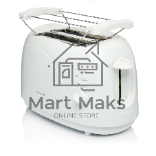 Тостер Polaris PET 0702L белый, 750 Вт, 2 слота