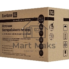 Источник бесперебойного питания ExeGate SpecialPro Smart LLB-2200.LCD.AVR.EURO.RJ.USB / 2200 ВА / 1300 Вт / 4 x CEE 7 (евророзетка)