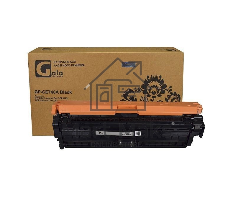 Картридж лазерный GalaPrint GP-CE740A черный (7000 стр) для HP Color LaserJet Pro CP5225