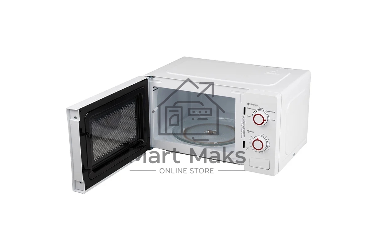 Микроволновая печь ENERGY EMW-20709 (108319) белый, 20 л, 700 Вт, переключатели - поворотный механизм