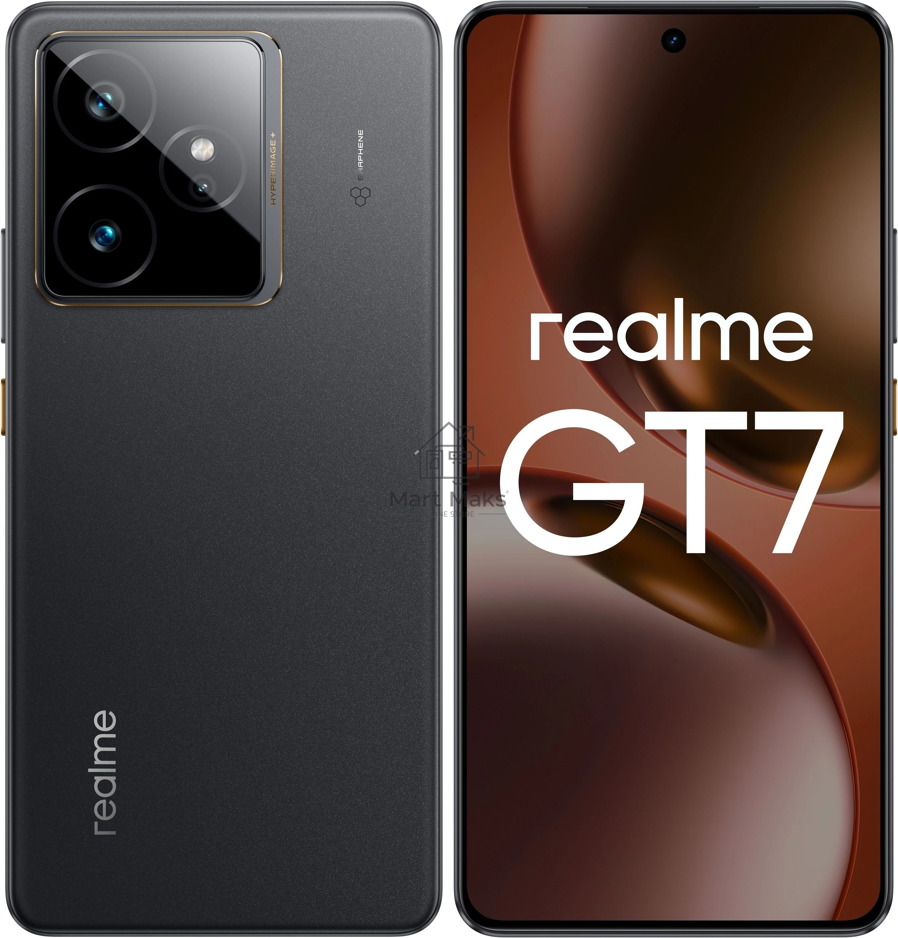 Смартфон Realme GT 7 12/512Gb, черный