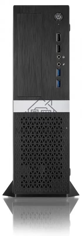Корпус без блока питания Foxline FL-211 черный mATX Desktop mATX case, w/o PSU, w/2xUSB2.0+2xUSB3.0, NO pwr cord, w/ 8cm FAN