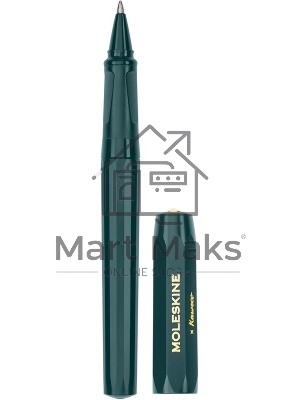 Ручка шариковая Moleskine Kaweco (KAWBALLPENGRN) т.зеленый d=1мм син. черный подар.кор.