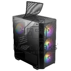 Корпус MSI MAG FORGE M100A, Micro-Tower, чёрный, 4 x 120 мм