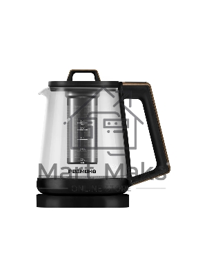 Чайник электрический Redmond KG-251 черный с деревом