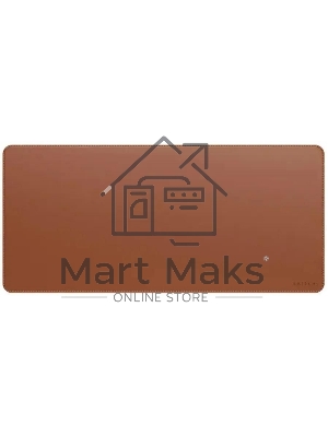 Коврик для мыши и клавиатуры большой из веганской кожи Satechi Vegan-Leather Premium Desk Mat, коричневый