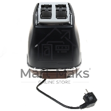 Тостер DeLonghi CTOV2103.BK черный, 900 Вт, 2 слота
