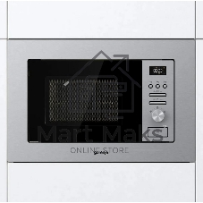 Микроволновая печь встраиваемая Gorenje BMI201AG1X нержавеющая сталь, 20 л, 800 Вт, переключатели - поворотный механизм/кнопки