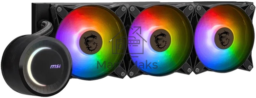 Жидкостная система охлаждения MSI MAG CoreLiquid E360, 3x ARGB Fan, Color Box, LGA1700, AM5