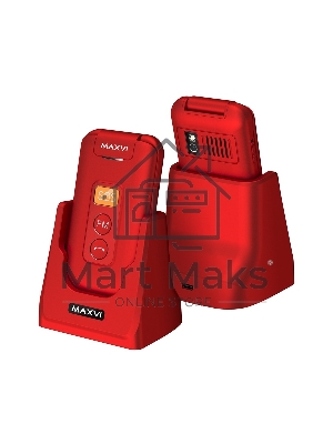 Мобильный телефон Maxvi E5 up красный
