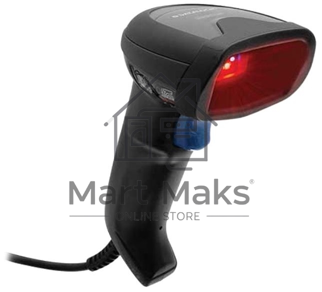 Сканер штрих-кода ручной Datalogic QuickScan QD2590, Kit, 2D Mpixel Imager, 30 скан/сек, USB, черный