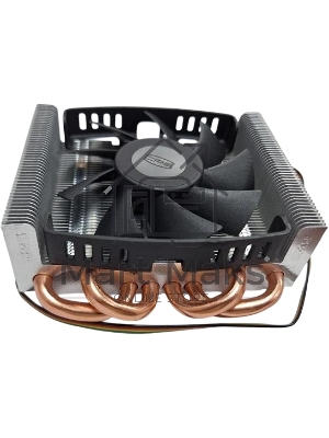 Кулер для процессора PCCooler S815I Low profile RC400-37 серебристый/черный 75мм алюминий+медь 4000rpm 39db 4-pin 125W