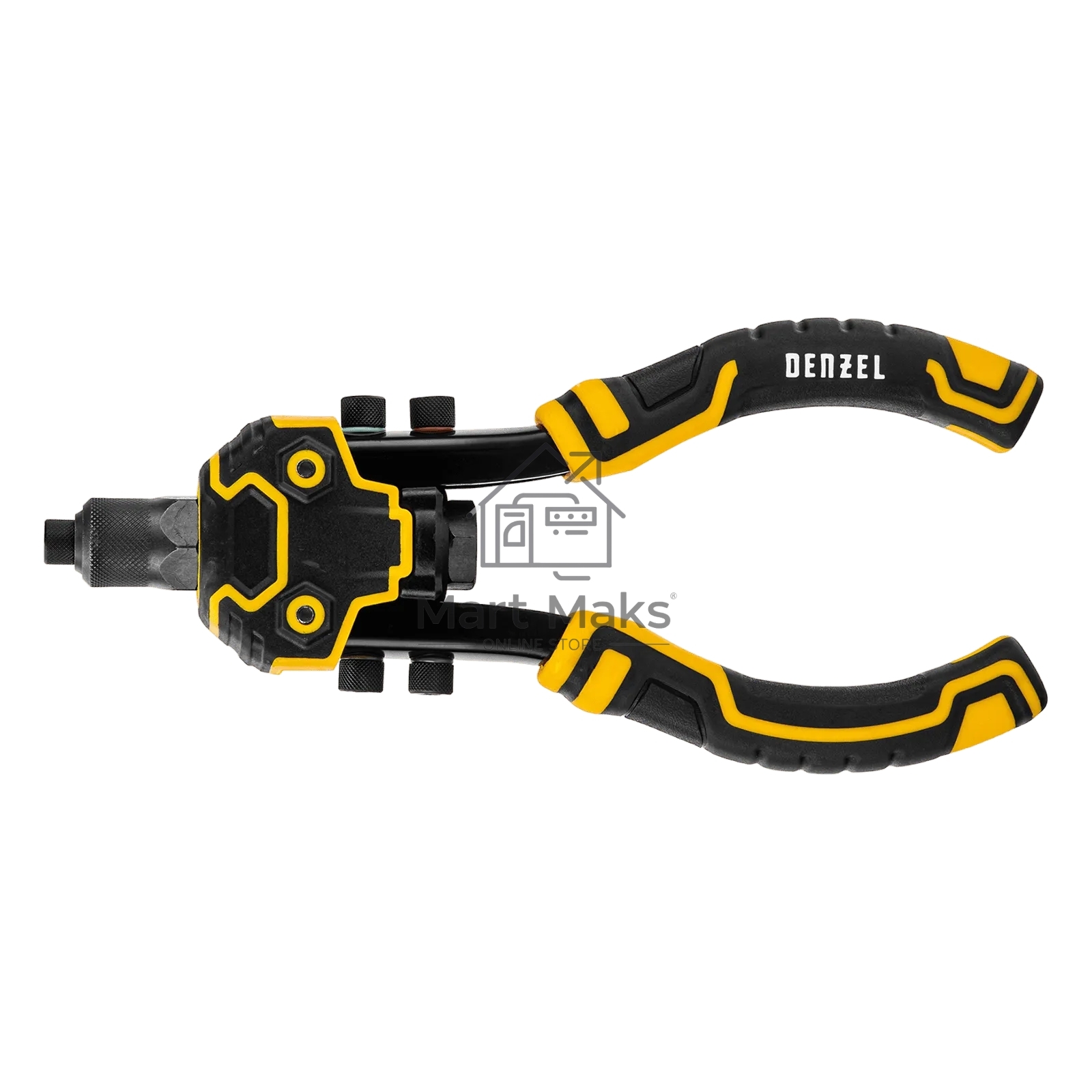 Заклепочник двуручный Denzel заклепки 2,4-3,2-4,0-4,8-6,4 мм