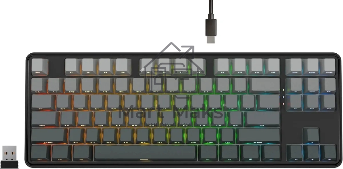 Клавиатура Redragon Star Blade Pro гибридная, USB Type-A, Bluetooth, радиоканал, чёрный