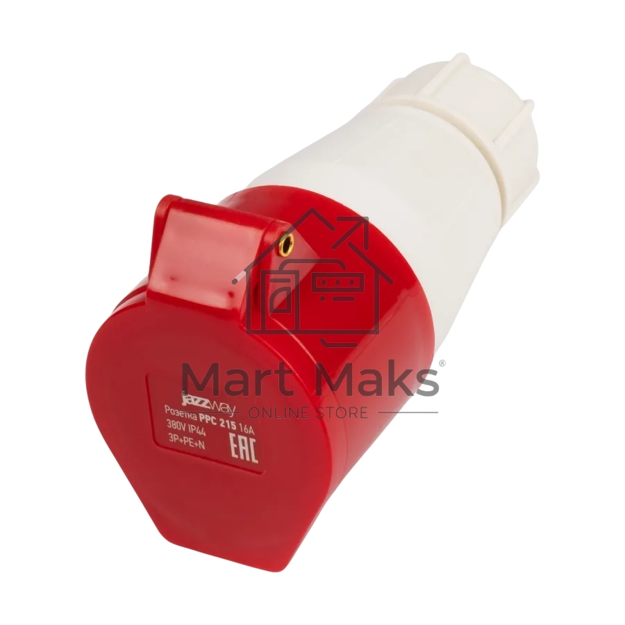 Розетка переносная PPC 215 3Р+РЕ+N 16А 380В IP44 Jazzway