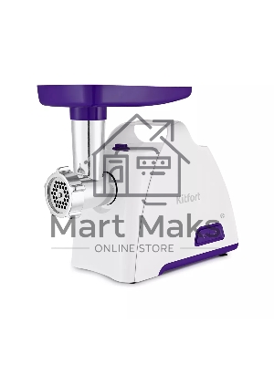 Мясорубка Kitfort КТ-2112-1 1300 Вт, белый/синий