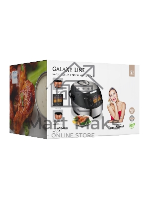Мультиварка Galaxy Line GL 2649, черный, объем 5 л, 1100 Вт, 17 программ