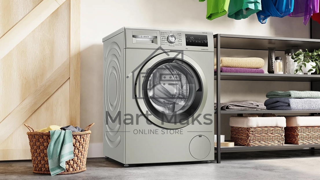 Стиральная машина Bosch WAN2420XME серебристый, загрузка фронтальная 8 кг, 1200 об/мин., класс: А+++