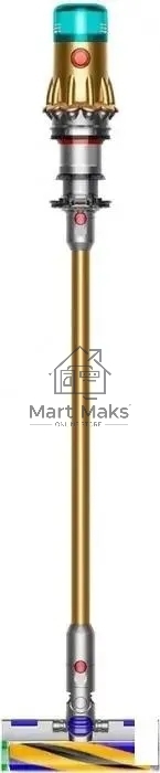 Пылесос вертикальный Dyson SV46 V12 Detect Slim Absolute золотистый/серебристый, питание от аккумулятора, 150 Вт, уборка сухая, пылесборник 0.35 л, работа от АКБ max 60 мин