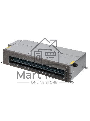 Блок внутренний мульти сплит-системы канального типа Ballu BADI-FM/in-18HN8/EU_V2 инвертор, 18000 BTU, 50 м², 36 дБ, охлаждение, обогрев, осушение, серый