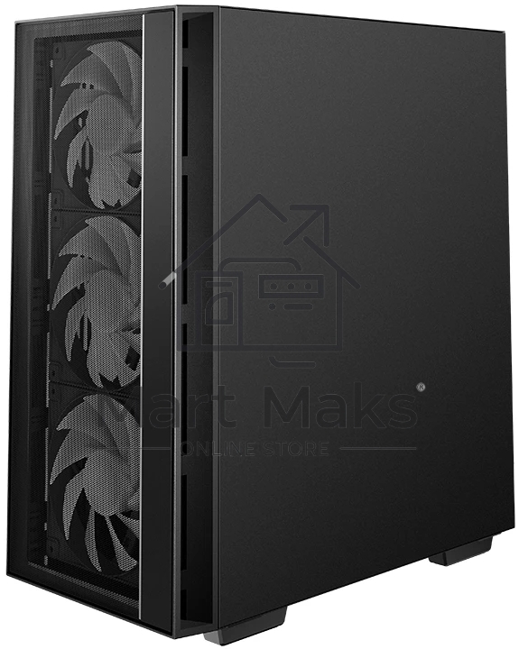 Компьютерный корпус Deepcool MATREXX 55 MESH V4 без БП, боковое окно (закаленное стекло), 3xARGB LED 140мм вентилятора спереди, 1xARGB LED 120мм вентилятор сзади, черный, ATX