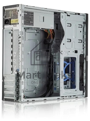 Компьютерный корпус Foxline FL-211-TFX300S с блоком питания 300Вт, mATX case, black, w/PSU TFX 300W, w/2xUSB2.0+2xUSB3.0, w/pwr cord, w/8cm FAN