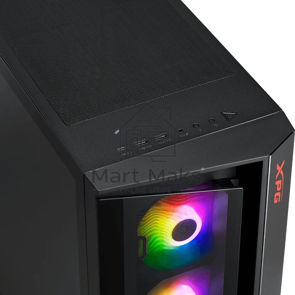 Компьютерный корпус ADATA XPG CRUISERST черный Mid-Tower, Micro-ATX, Mini-ITX, Standard-ATX